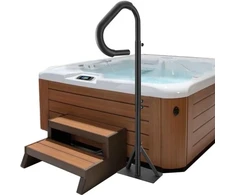 Koduva Baseino turėklas VEVOR H10263-63, reguliuojamas 122,92–160 cm, matinis juodas
