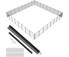 Koduva Baseino tvora VEVOR, 1,21 x 29,26 m, juoda
