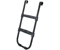 Koduva Batuto kopėčios, 76 cm aukščio, su plačiais laipteliais, metalinis rėmas, juodos