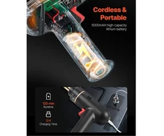 Koduva Belaidis plastiko suvirintojas VEVOR XC-01, 120 W, su 400 karštų kabių, 4 tipai