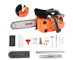 Koduva Benzininis grandininis pjūklas VEVOR 2500, 25 cc, 0,75 kW, 31 cm, oranžinis / juodas