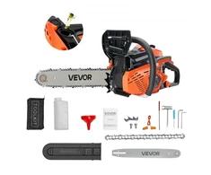 Koduva Benzininis grandininis pjūklas VEVOR 4000, 40 cc, 1,3 kW, 36 cm, oranžinė / juoda