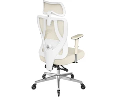 Koduva Biuro kėdė, ergonominė, pasukama, ruda-balta, 70 x 70 x 112–132 cm, iki 150 kg