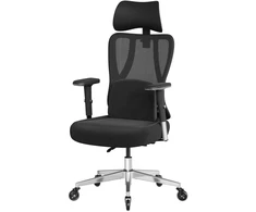 Koduva Biuro kėdė, ergonominė, sukama, juoda, 70 x 70 x 112–136 cm, iki 150 kg