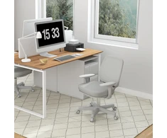 Koduva Biuro kėdė, ergonominė sukamoji, pilka, 55 x 48 x 82,5-94,5 cm