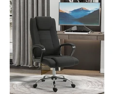Koduva Biuro kėdė su supimo funkcija, galvos atrama, juoda, 62 x 72 x 110-119 cm