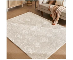 Koduva Boho kilimas 140 x 200 cm, purus, cappuccino smėlio spalvos