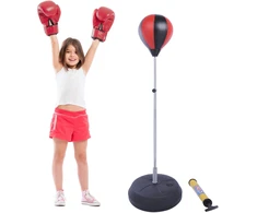 Koduva Bokso kamuolių rinkinys su stovu, reguliuojamas 125-145 cm, raudona / juoda