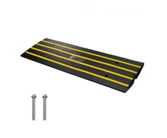 VEVOR Bortelio įvažiavimo rampa C03, guma, 122 x 41 x 7 cm, iki 15000 kg