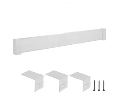 VEVOR Cokolinio šildytuvo priekinis dangtis XSJ-P-6, 183 cm, baltas, plienas