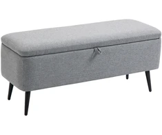 Koduva Daiktadėžė su sėdimąja dalimi, pilka, 101 x 38,5 x 44,5 cm, iki 150 kg