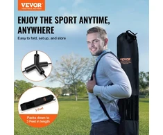VEVOR Daugiafunkcis sporto tinklas DKS-15100, reguliuojamo aukščio, 510 x 155 x 103 cm