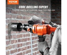 Koduva Deimantinė gręžimo mašina betonui VEVOR Z1Z-CF02-80, 1500 W, 10,2 cm
