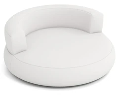 Koduva Didelė pripučiama balta sofa