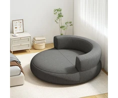 Koduva Didelė pripučiama pilka sofa