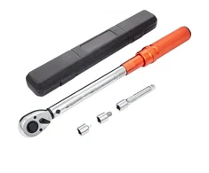 Koduva Dinamometrinis raktas VEVOR 24608,1 N·m, 12,7 mm inčio pavara, 14-204 Nm, su adapteriais ir ilginamuoju strypu
