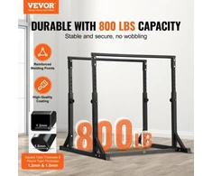 Koduva Dip bar stovas VEVOR FA004, reguliuojamas aukštis, apkrova iki 363 kg, 126 x 121 x 125 cm