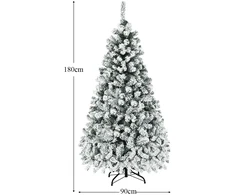 Koduva Dirbtinė eglutė su sniegu ir LED 180cm