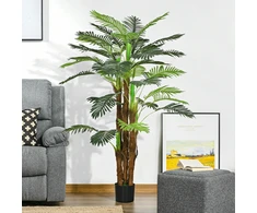 Koduva Dirbtinė palmė, 1,6 m, žalia, plastikas, su vazonu