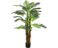 Koduva Dirbtinė palmė, 1,6 m, žalia, plastikas, su vazonu