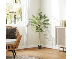 Koduva Dirbtinis alyvmedis, 150 cm, 720 lapų, 40 alyvuogių, žalias