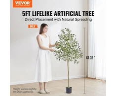 Koduva Dirbtinis alyvmedis VEVOR FH-GL150 vazone, žalias, PE, 155 cm
