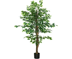 Koduva Dirbtinis fikuso medis, 150 cm, žalias, su vazonu