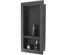 Koduva Dušo niša VEVOR, juoda, XPS plastikas, 40,6 x 71,1 x 10,2 cm