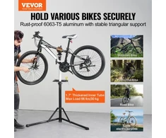 VEVOR Dviračių remonto stovas TQXL-11, aliuminis, iki 30 kg, 112 x 76 x 170 cm