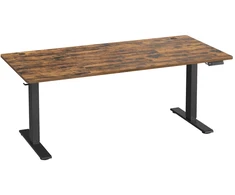 Koduva Elektra reguliuojamo aukščio rašomasis stalas, 180 x 80 cm, rudas, su USB-C jungtimi