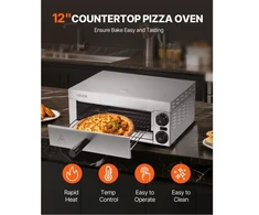 Koduva Elektrinė picos krosnelė VEVOR FY-P0-1, 30 cm, 1500W