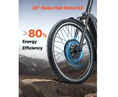 Koduva Elektrinio dviračio konversijos rinkinys VEVOR CNE-K26F1KW, 1000 W, 48 V, priekinis 66 cm ratas