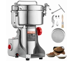 VEVOR Elektrinis grūdų malūnėlis HC-2000Y, 3400 W, 2000 g, nerūdijantis plienas
