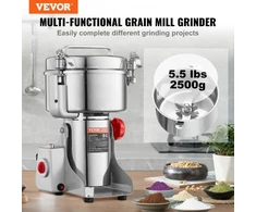 Koduva Elektrinis grūdų malūnėlis VEVOR HC-2500Y, 2500 g, 3400 W, nerūdijantis plienas, sūpuoklinio tipo