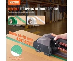 VEVOR Elektrinis juostavimo aparatas DS-19, PP/PET juostoms 1-1,9 cm