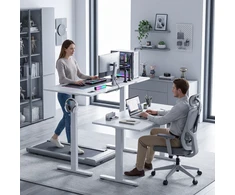 Koduva Elektrinis reguliuojamas stalo rėmas, baltas, plienas, 70-118 cm