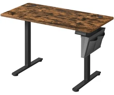 Koduva Elektrinis reguliuojamo aukščio rašomasis stalas, 60 x 120 x 72–120 cm, ruda/juoda