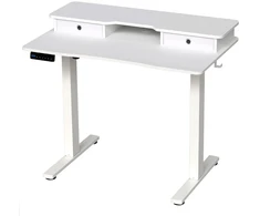 Koduva Elektrinis sėdėjimo-stovėjimo stalas 100x60 cm baltas