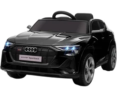 Koduva Elektrinis vaikiškas automobilis Audi E-tron 12V, juodas, 108 x 60 x 47 cm