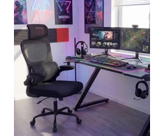 Koduva Ergonomiškas biuro kėdė su aukšta nugarėle, juoda
