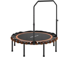 Sofa Koduva Fitnesso batutas su reguliuojamu turėklu, oranžinis, Ø122 cm