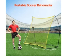 Koduva Futbolo atmušimo treniruoklis VEVOR, nešiojamas, geležis ir poliesteris, 213 x 213 cm