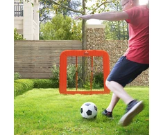 Koduva Futbolo atšokimo tinklas, reguliuojamas, sulankstomas, metalinis rėmas, raudonas, 128 x 118 x 108-120 cm