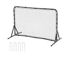 VEVOR Futbolo kamuolio atmušimo treniruoklis, geležinis rėmas, 183 x 122 cm