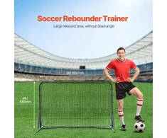 VEVOR Futbolo kamuolio atmušimo treniruoklis, geležinis rėmas, 183 x 122 cm