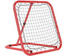 Koduva Futbolo rebounderio tinklas, sulankstomas, reguliuojamas 5 lygiais, metalas, 78 x 84 x 65-78 cm, raudonas