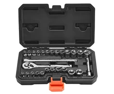Koduva Galvučių ir terkšlės rinkinys VEVOR XL3269, 27 dalių, 6,35 mm, CR-V plienas