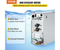 Koduva Garų generatorius VEVOR VV-SG-6KW pirčiai, 6 kW, su LED skaitmeniniu ekranu, 220/240 V