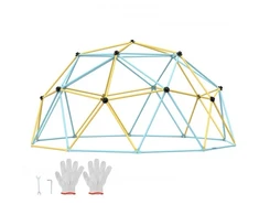 Koduva Geometrinis laipiojimo kupolas vaikams VEVOR JX-DC-10, 305 x 305 x 153 cm, įvairiaspalvis