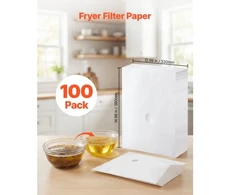 VEVOR Gruzdintuvės filtro popierius TZD-01, 100 vnt., 38 x 33 cm, 38/55 l